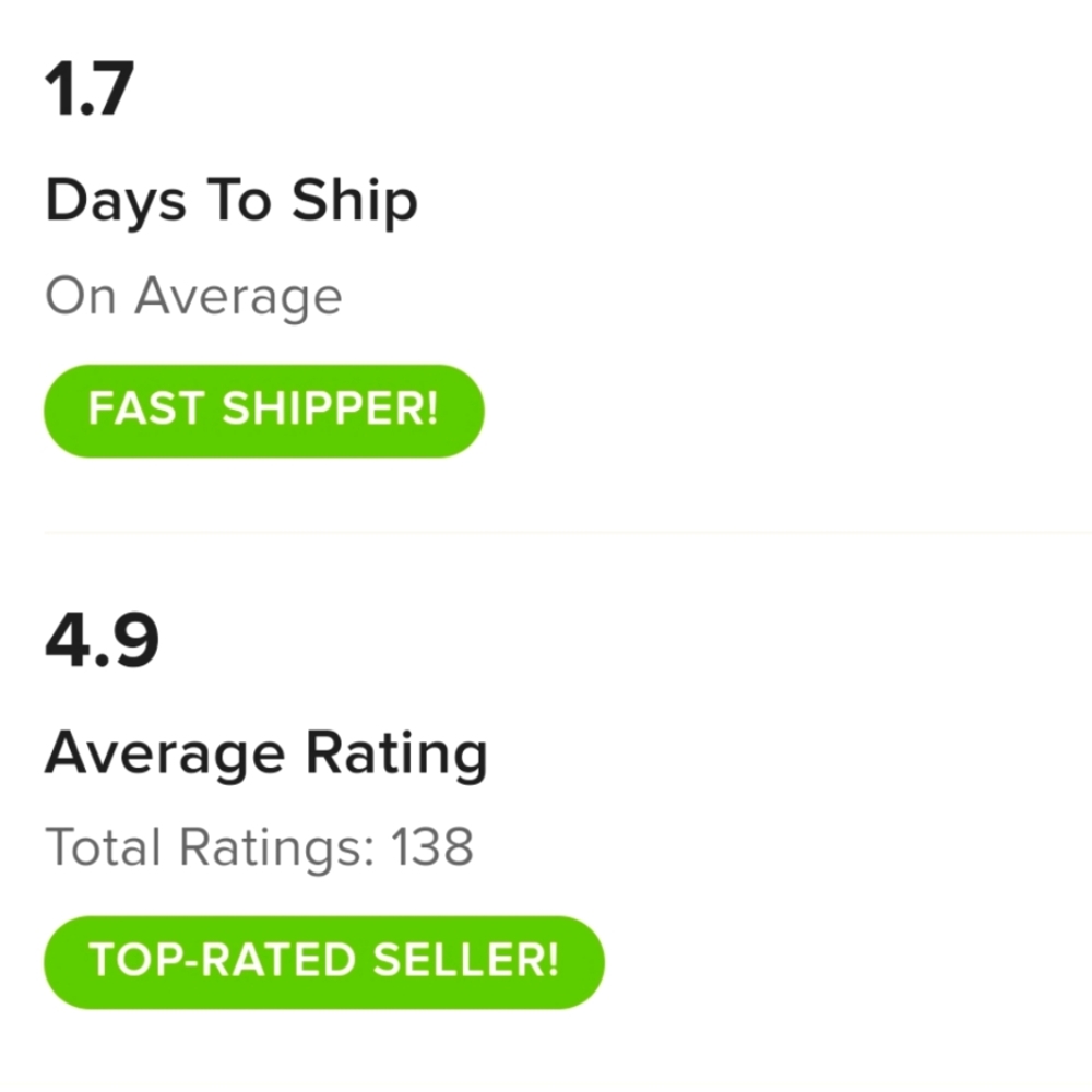 Seller & Shipping